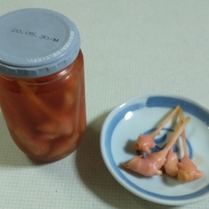 葉生姜の甘酢漬け